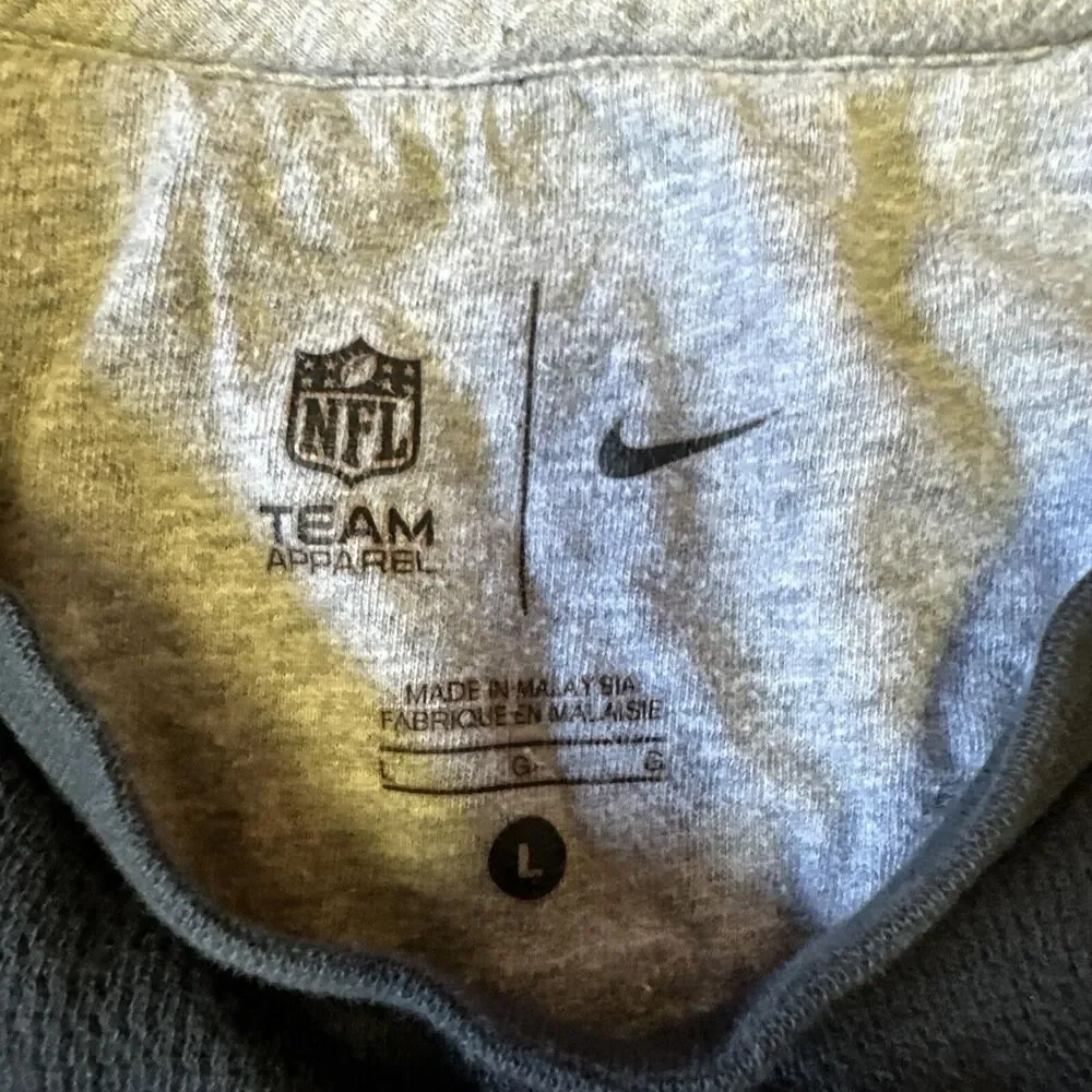 Nike Cincinnati Bengals Long Sleeve Thermal Shirt Men’s Large Black Swoosh